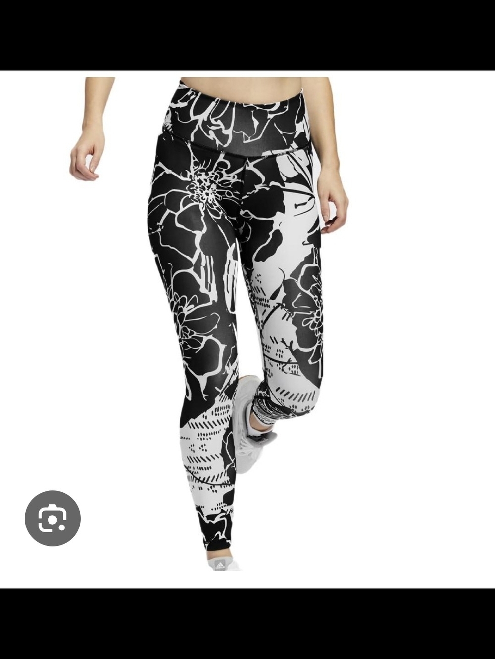 NWT! Adidas Women's Sz 3X Optime Superher High Waist Training 7/8 Leggings Black